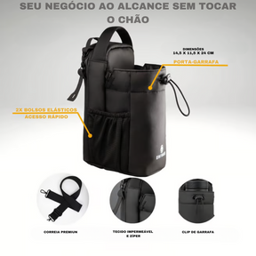 Bag Magnética Esportiva com Suporte para Garrafa D'água